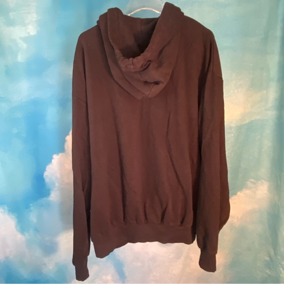 DIVIDED H&M OVERSIZED BLACK PULLOVER HOODIE - SZ XL - Picture 2 of 4